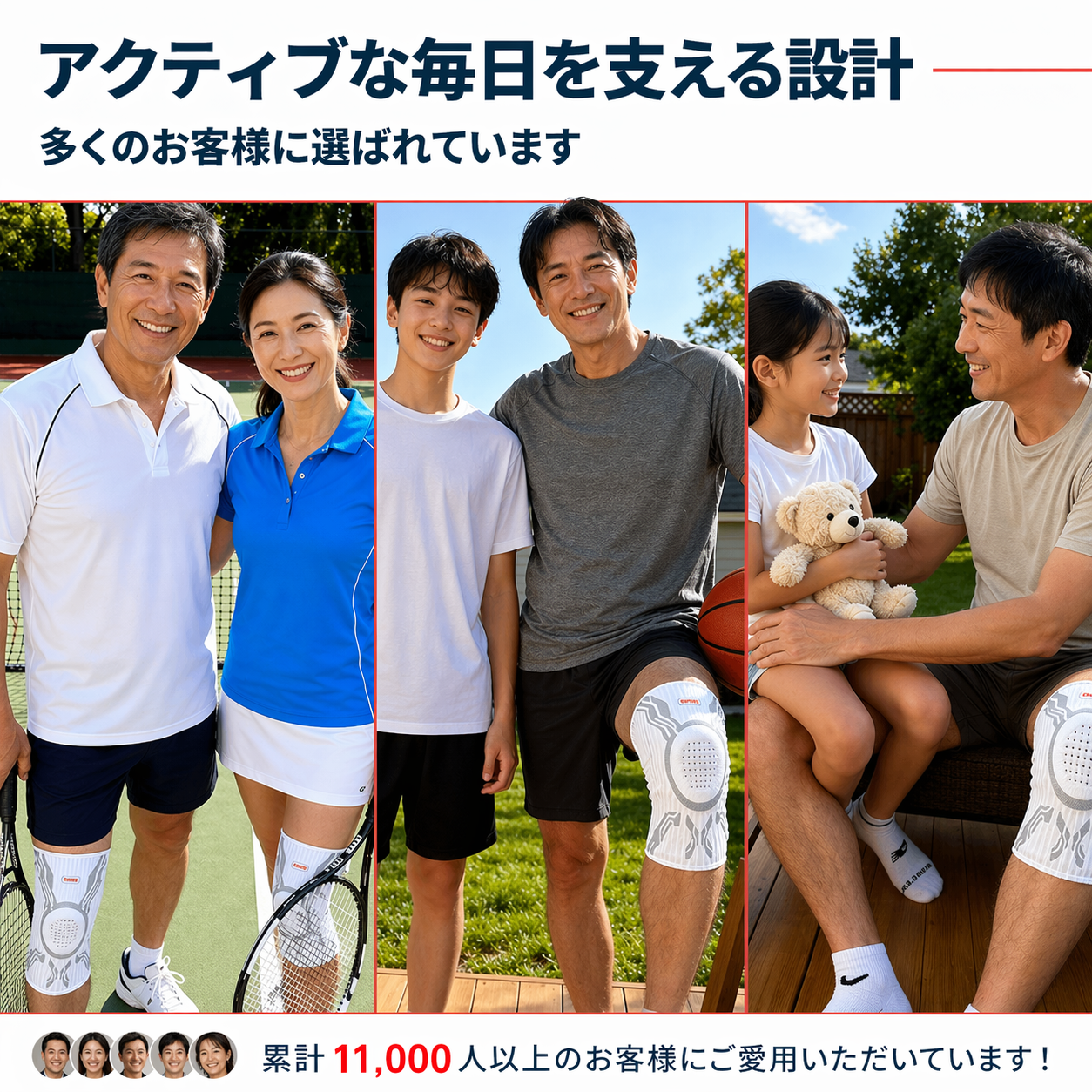 Neurogen™ アクティブ膝サポーター